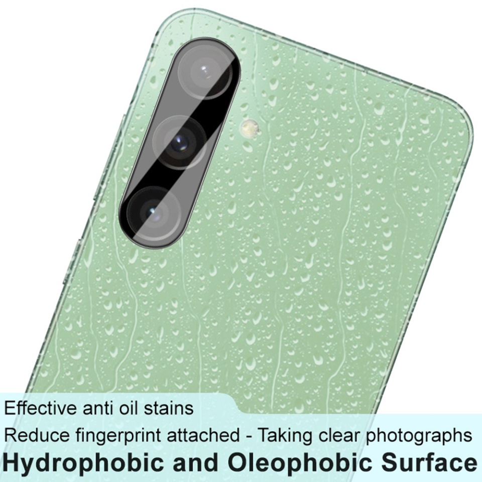 Folie camera pentru Samsung Galaxy S24 FE, SKYDDAR INNOVATION, Camera Glass Negru, set cu sticker - 1 | YEO