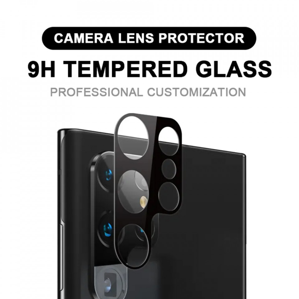 Folie camera pentru Samsung Galaxy S24 Ultra, Skyddar Camera Shield - Negru - 2 | YEO