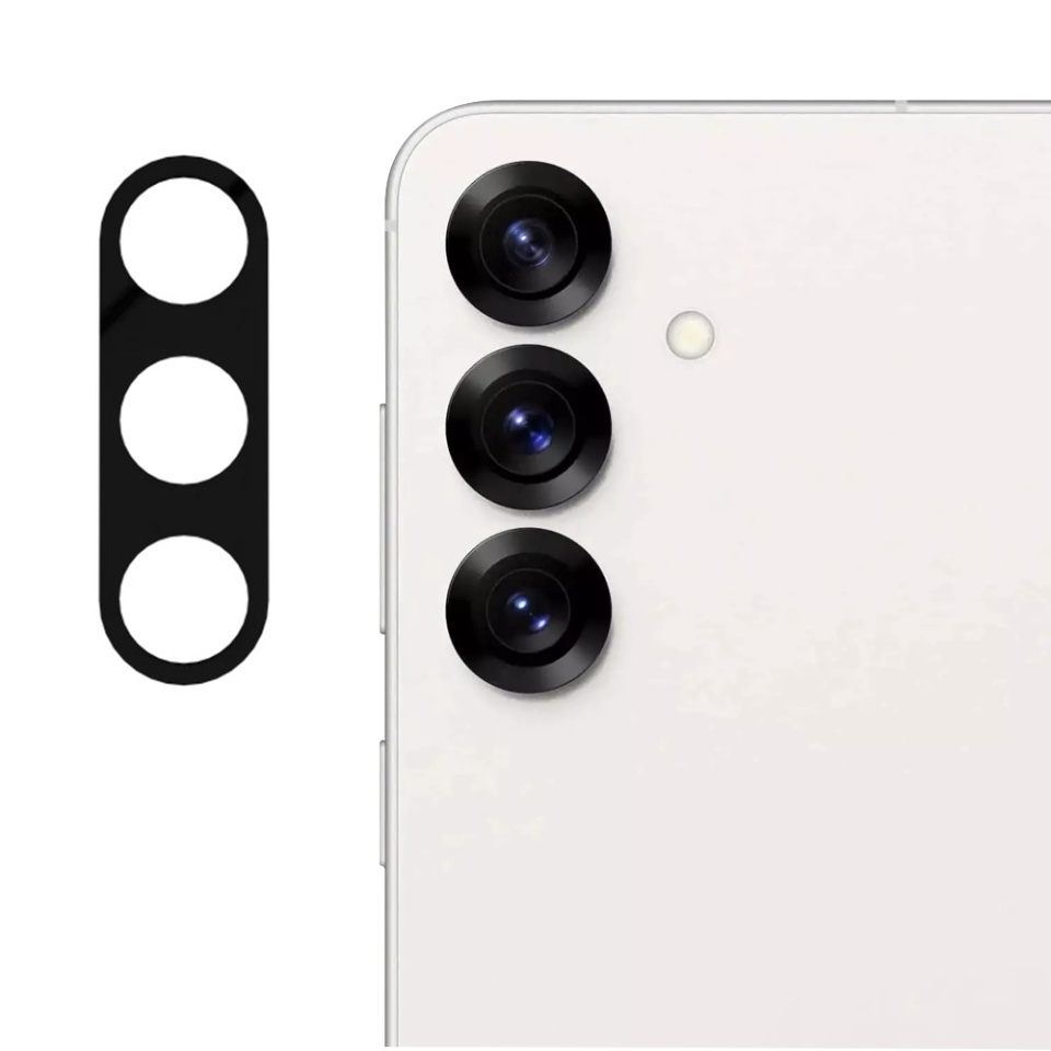 Folie camera pentru Samsung Galaxy S25, Skyddar Camera Shield - Negru