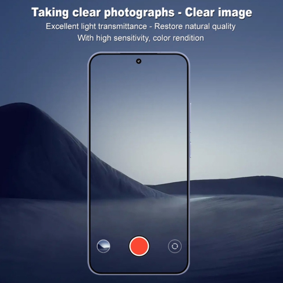 Folie camera pentru Xiaomi 15, SKYDDAR INNOVATION, Camera Glass Negru, set cu sticker - 3 | YEO