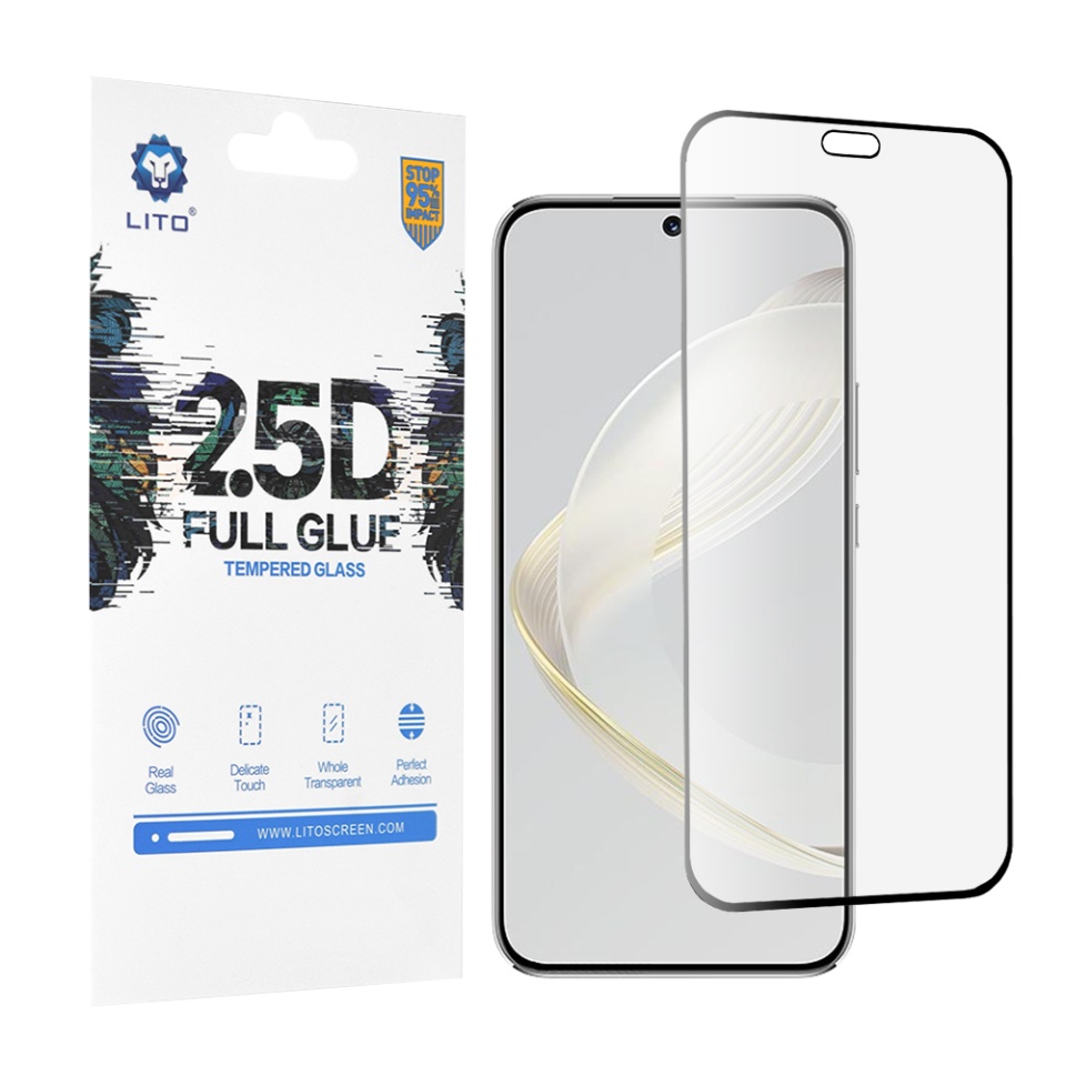 Folie de Sticla Huawei nova 11 / nova 12s, Claritate Maxima, Lito, 2.5D FullGlue Glass, Transparent