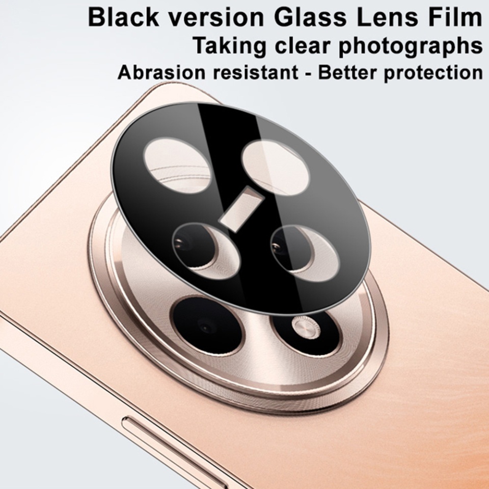 Folie pentru camera pentru Oppo Reno12 F 5G / Reno12 FS / Reno12 F 4G, Skyddar Camera Shield - Negru - 3 | YEO