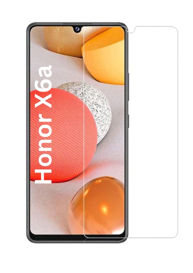 Folie pentru Honor X6a, SKYDDAR INNOVATION, Protectie 9H, 0.3mm, Clear Vision, set cu sticker, Transparent