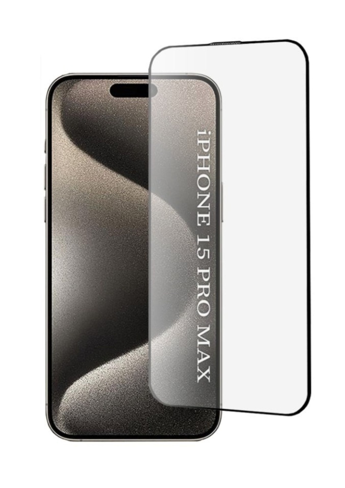 Folie pentru iPhone 15 Pro Max, SKYDDAR INNOVATION, ESD Glass Anti Static, Ultra HD, set cu sticker, Transparent