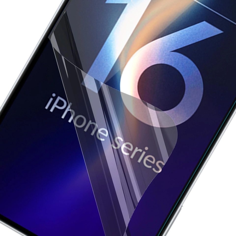 Folie pentru iPhone 16e din silicon, 3mk FlexibleGlass, Transparent - 3 | YEO