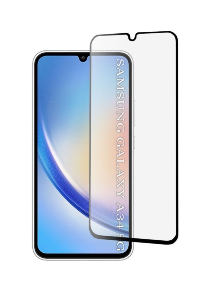 Folie pentru Samsung Galaxy A34 5G, SKYDDAR INNOVATION, ESD Glass Anti Static, Ultra HD, set cu sticker, Transparent