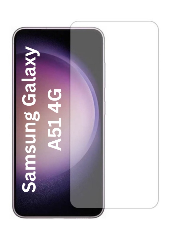 Folie pentru Samsung Galaxy A51 4G / Galaxy A51 5G, SKYDDAR INNOVATION, Protectie 9H, 0.3mm, Clear Vision, set cu sticker, Transparent