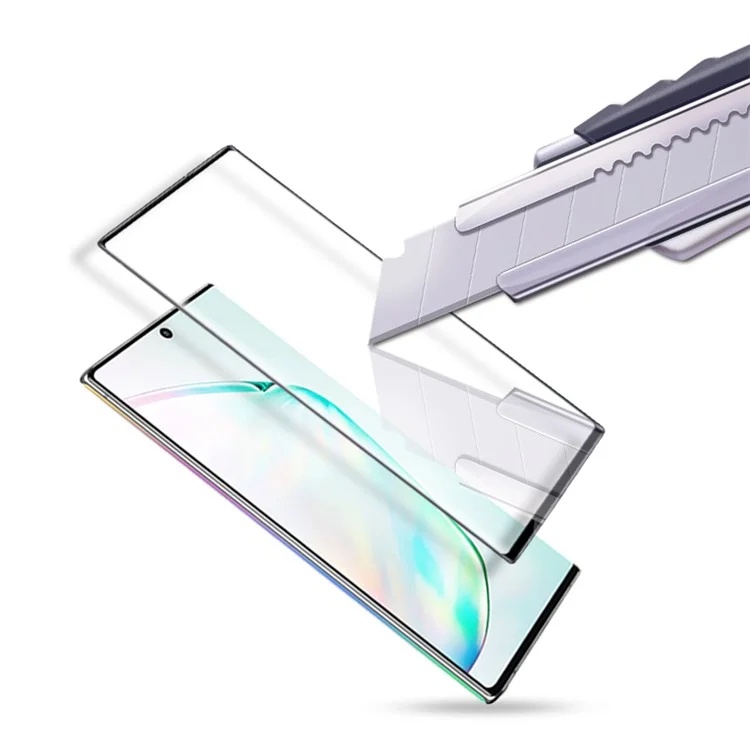 Folie pentru Samsung Galaxy Note 10, Sticla Securizata, Ultra HD, Protectie 9H, Montare Simplă, SKYDDAR 111D - Transparent - 1 | YEO