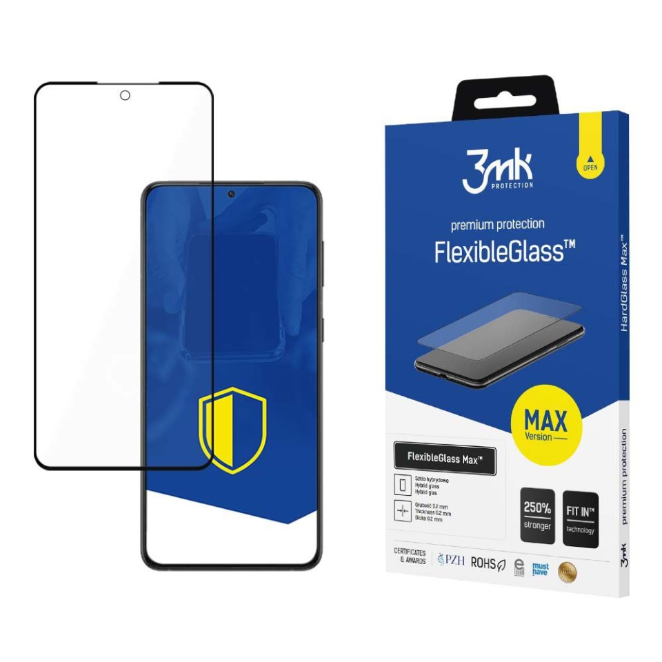 Folie pentru Samsung Galaxy S24 din silicon, 3mk FlexibleGlass, Transparent