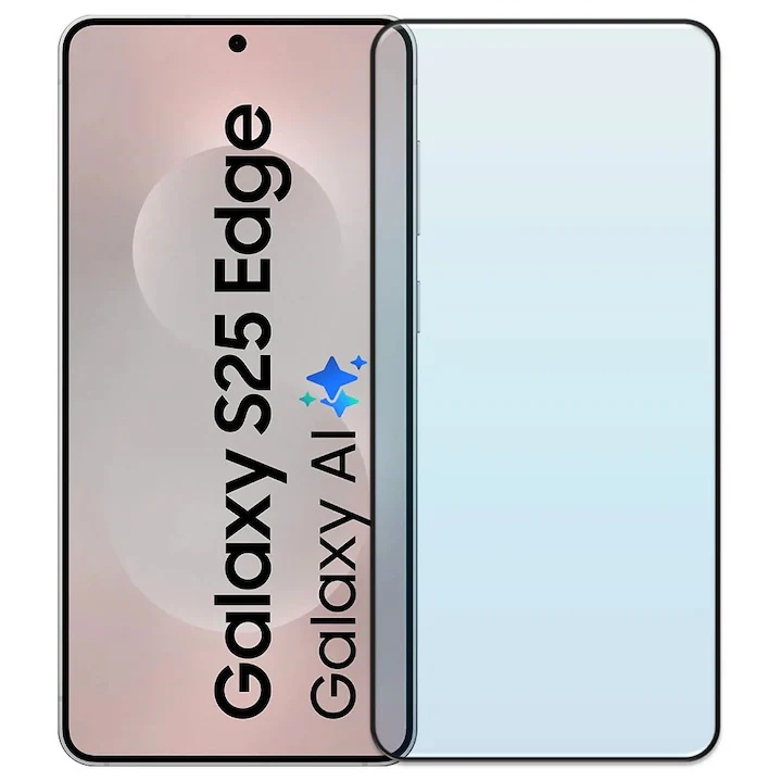 Folie pentru Samsung Galaxy S25 Edge, SKYDDAR INNOVATION, Sticla Securizata, Ultra HD, Protectie 111D, Montare Simplă, set cu sticker, Transparent - 1 | YEO