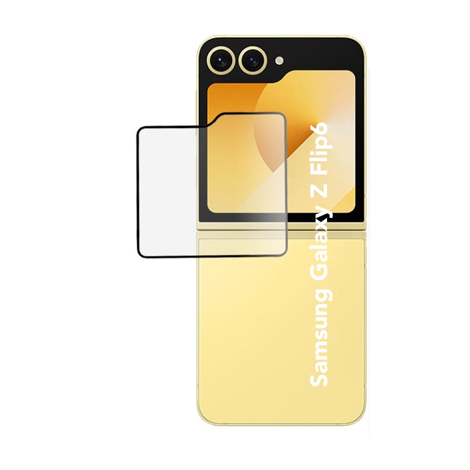 Folie pentru Samsung Galaxy Z Flip6, Sticla Securizata, Ultra HD, Protectie 9H, Montare Simplă, SKYDDAR 111D - Transparent