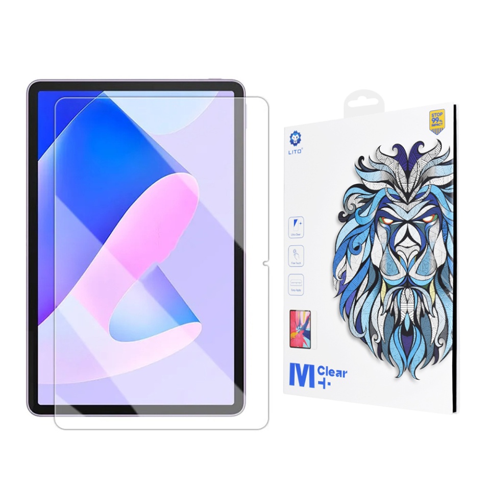 Folie sticla pentru Huawei MatePad 11 2023, Claritate si Protectie Maxima, 0.33mm, Strat Oleofobic Anti-Amprenta, SKDR 3D Tab Glass - Transparent