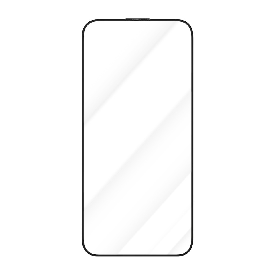 Folie Sticla pentru iPhone 15 / iPhone 16, protectie anti-zgarieturi 3X rezistenta, Blueo, Negru - 1 | YEO
