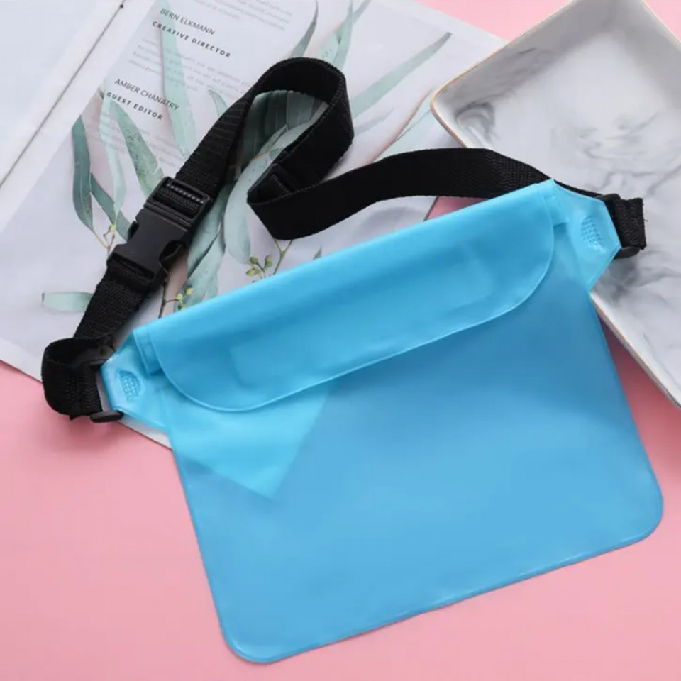 Geanta Universala pentru Accesorii, Waterproof, Techsuit - Albastru - 2 | YEO