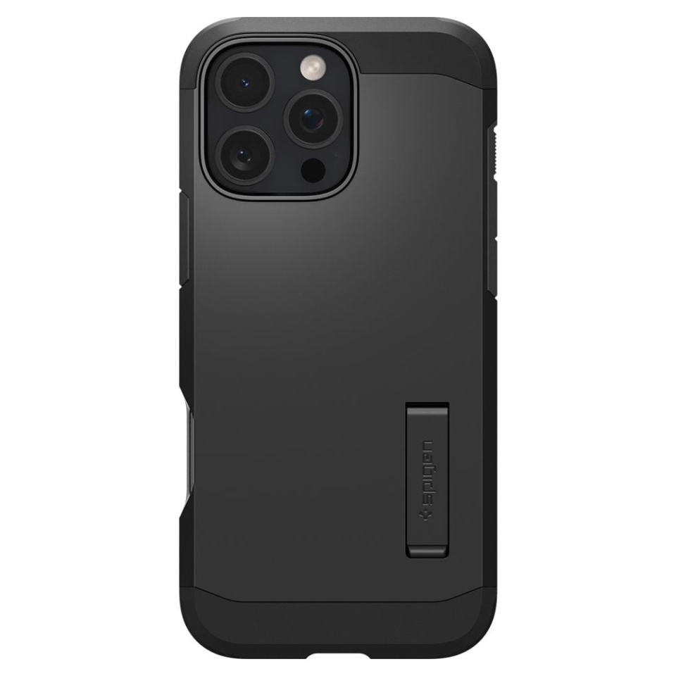Husa Antisoc iPhone 16 Pro Max, Spigen Tough Armor - Negru - 3 | YEO