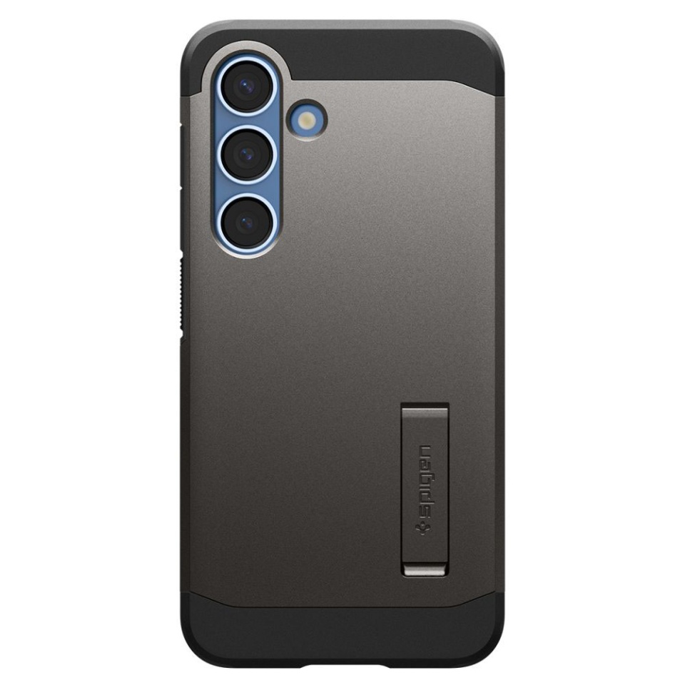 Husa Antisoc Samsung Galaxy S25, Spigen Tough Armor - Cenusiu - 1 | YEO