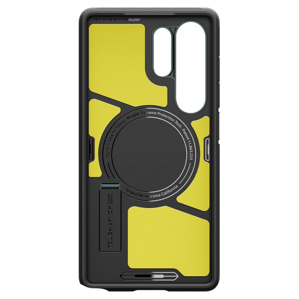 Husa Antisoc Samsung Galaxy S25 Ultra, Spigen Tough Armor - Verde - 3 | YEO