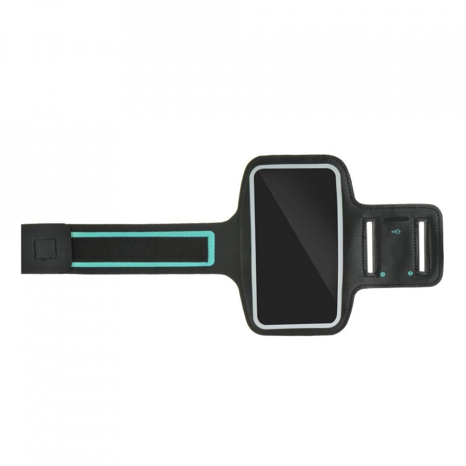 Husa banderola telefon pentru alergare, 3 - 5 inch - Negru