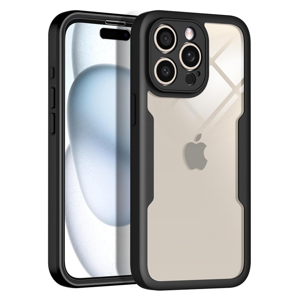 Husa + Folie pentru iPhone 16 Pro, SKYDDAR INNOVATION, [Pachet 360°] ColorVerse MagSafe, Roz, set cu sticker - 1 | YEO