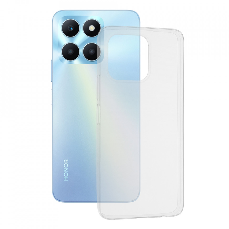Husa Honor X6a din silicon TPU slim, Techsuit - Transparent