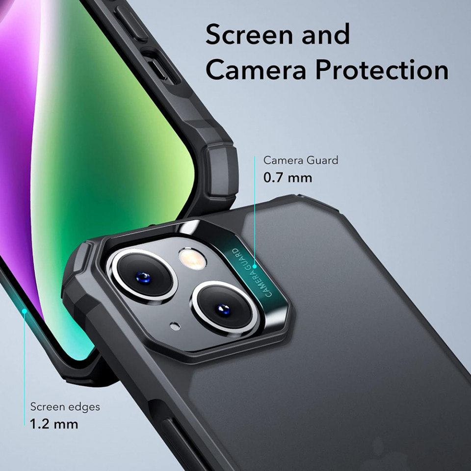 Husa iPhone 13 / 14, Air Armor ESR - Negru - 4 | YEO
