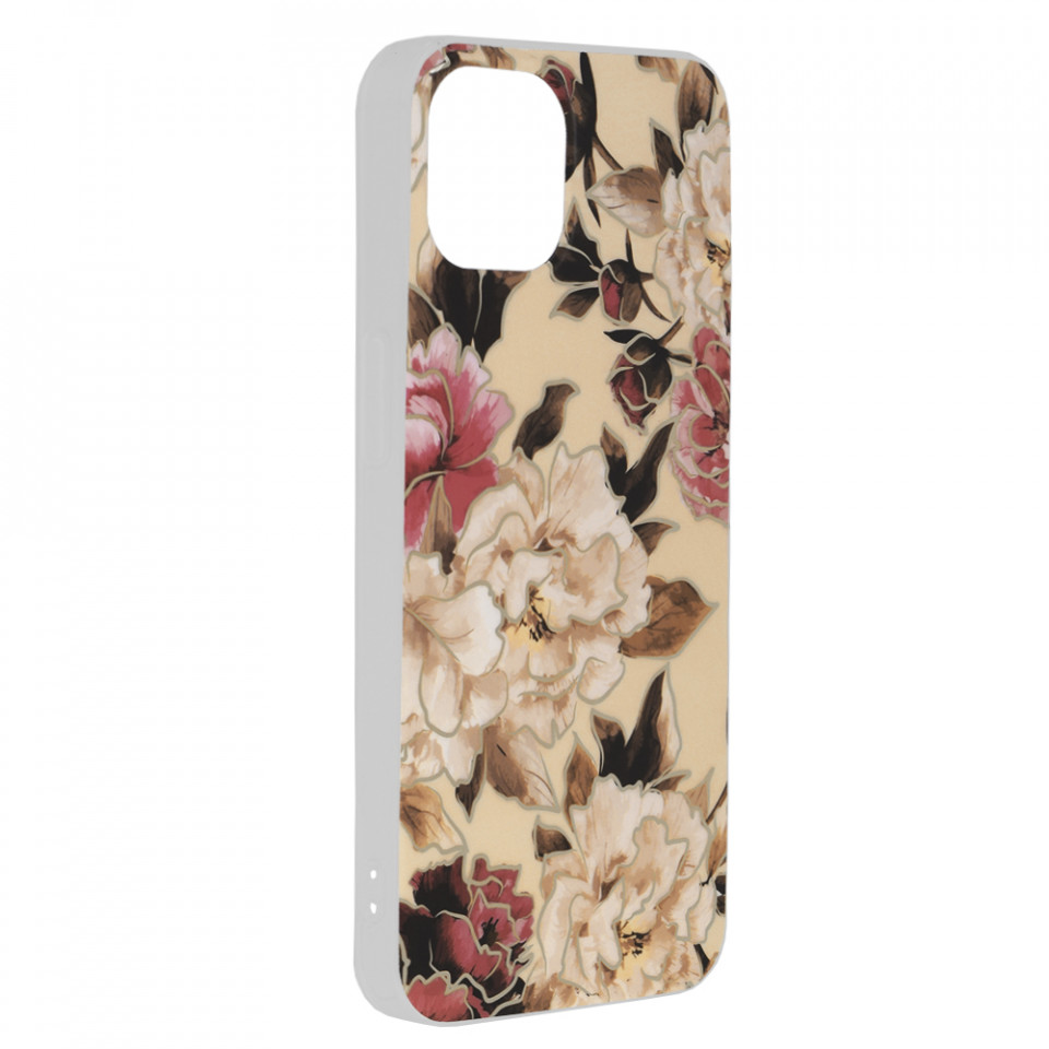 Husa iPhone 13 Marble Series, Techsuit - Mary Berry Nude - 1 | YEO