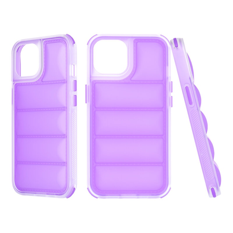 Husa iPhone 14 Pro Max, Skyddar Luxury Waves - Mov