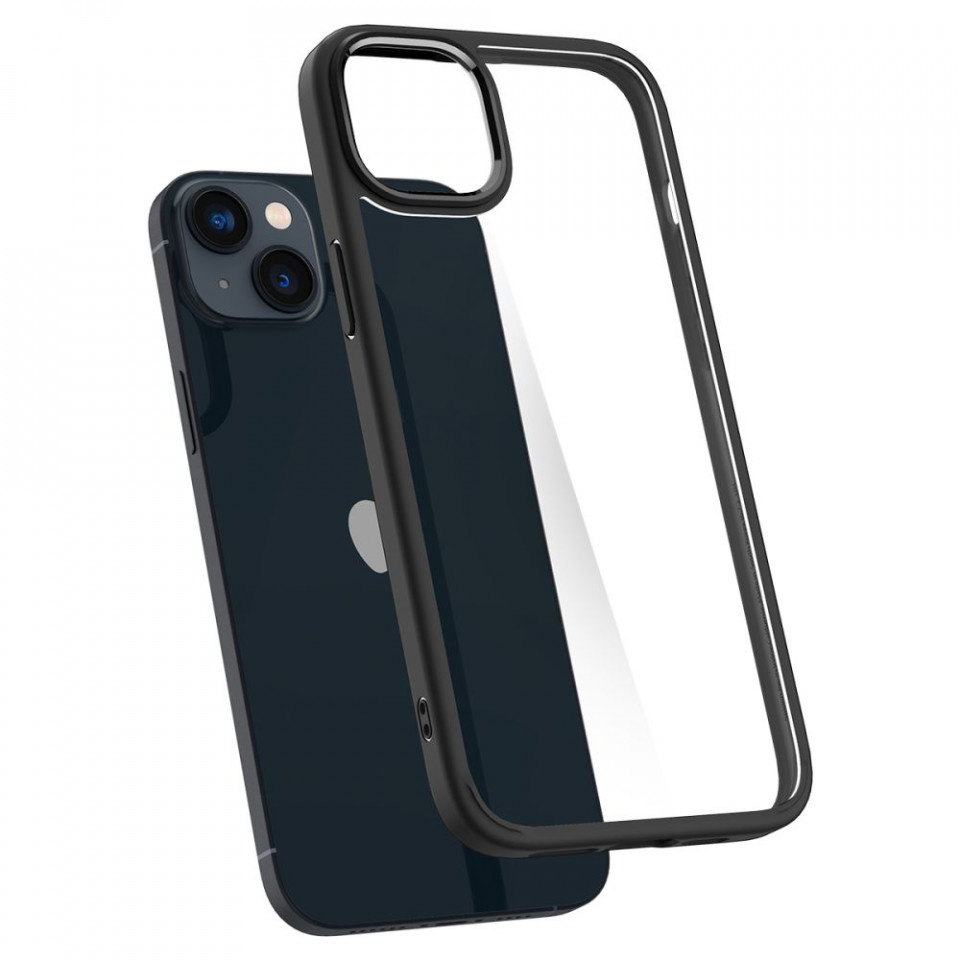 Husa iPhone 14 Spigen Ultra Hybrid - Matte Black - 1 | YEO