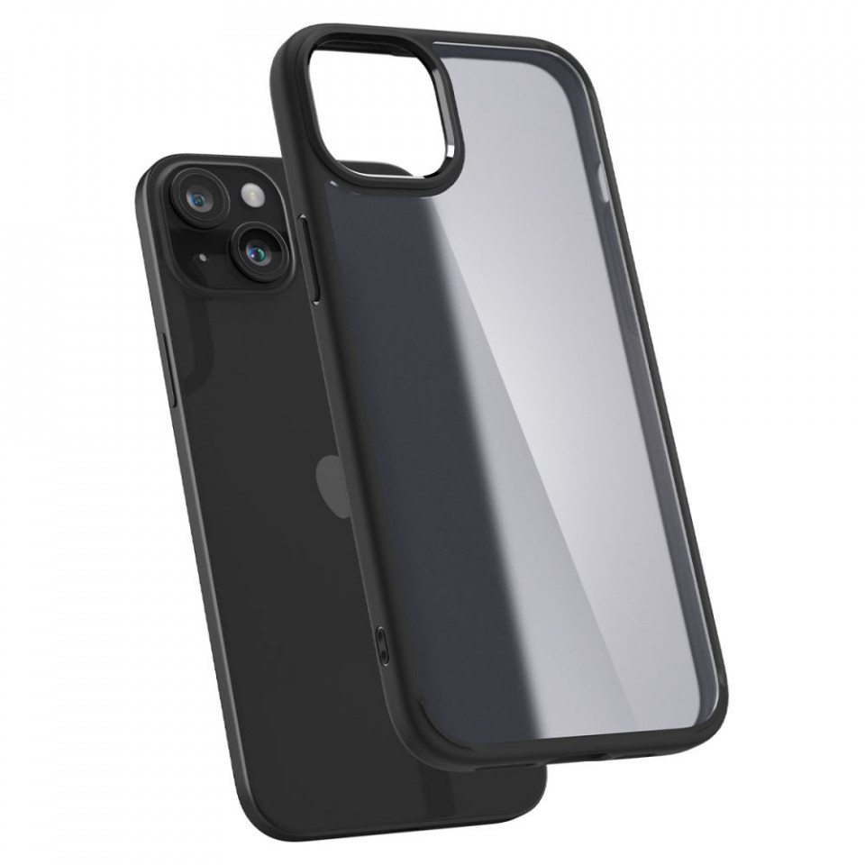 Husa iPhone 15, Spigen Ultra Hybrid - Frost Black - 1 | YEO