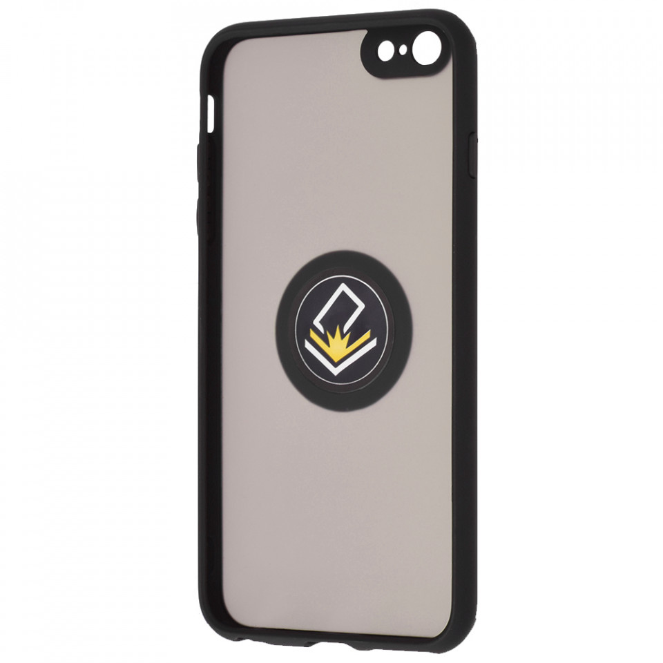 Husă iPhone 6 Plus/ 6s Plus SKYDDAR Glinth+ cu Inel Rotativ 360°, Compatibilitate Magnetică, Absorbție Șocuri, Design Subțire și Elegant - Negru - 3 | YEO