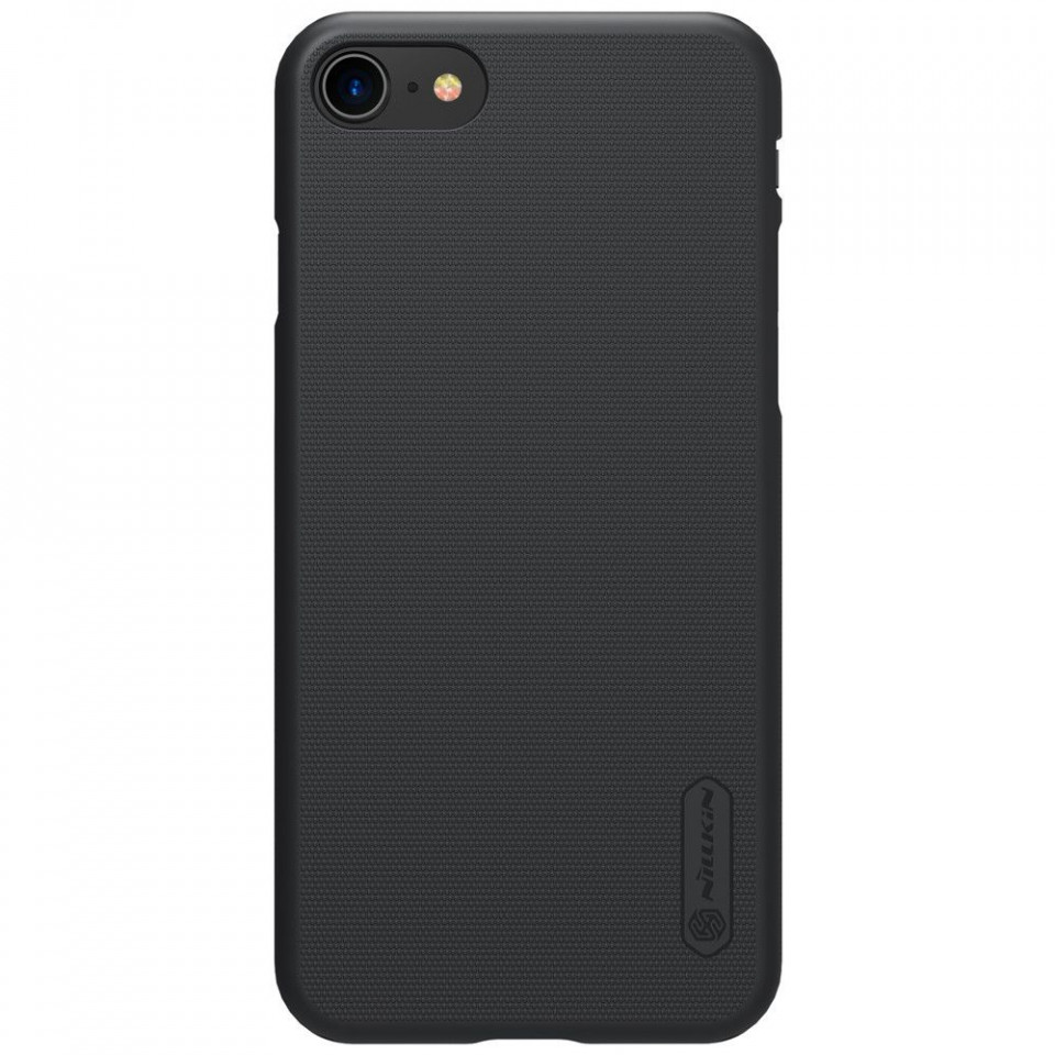 Husa iPhone 7 / 8 / SE 2 / SE 2020, Super Frosted Shield, Nillkin - Negru - 1 | YEO