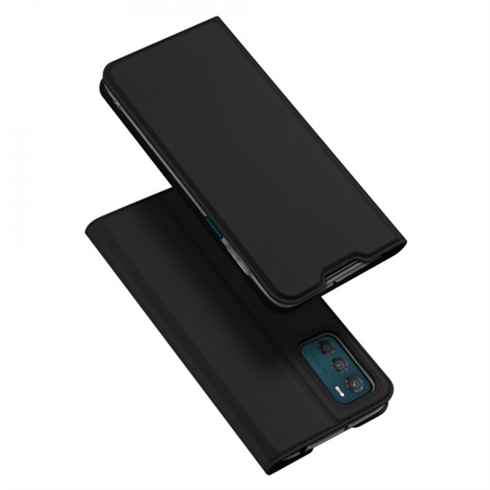 Husa Motorola Moto G42 tip carte magnetica, Skin Pro Dux Ducis - Negru