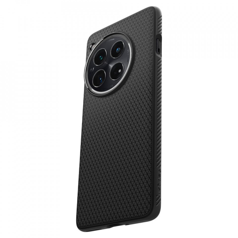 Husa OnePlus 12 flexibila, Spigen Liquid Air - Negru - 3 | YEO