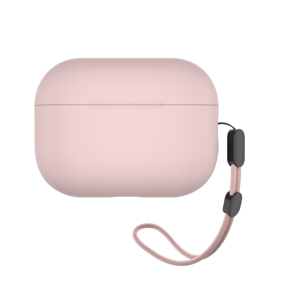 Husa pentru AirPods Pro 2 din silicon moale, Blueo Liquid Silicone, Roz
