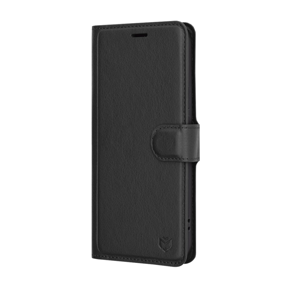 Husa pentru Google Pixel 9 / Pixel 9 Pro, SKYDDAR INNOVATION, Leather Folio tip Carte, cu Portofel Interior, Finisaje Premium, set cu sticker, Negru - 3 | YEO