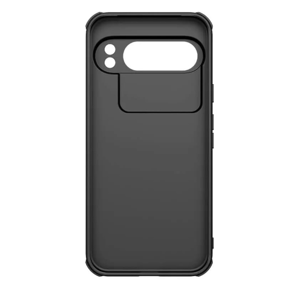 Husa pentru Google Pixel 9 Pro cu inel magnetic si protectie camera Nillkin CamShield - Negru - 3 | YEO