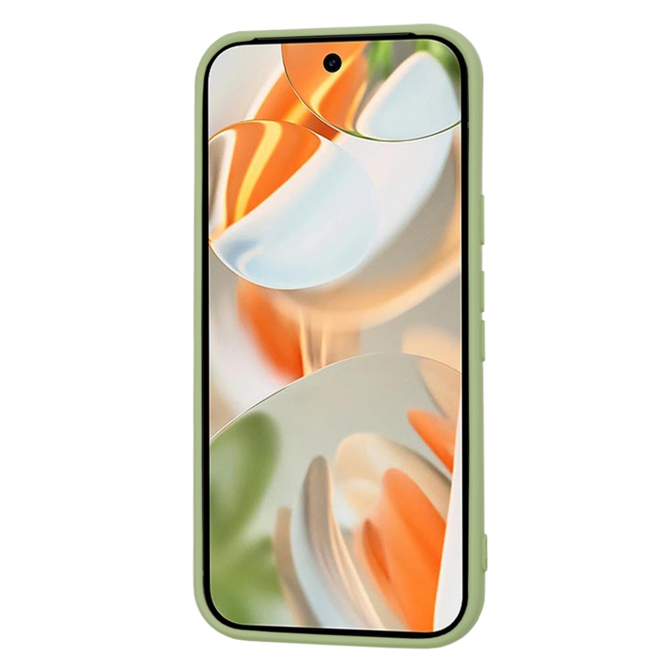 Husa pentru Google Pixel 9 Pro din Silicon Catifelat, Protectie Premium, Skyddar SoftElegance - Verde - 1 | YEO