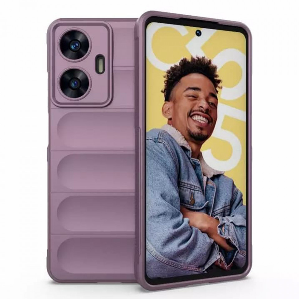 Husa pentru Google Pixel 9 Pro eleganta, din silicon mat, SKDR Vogue - Mov
