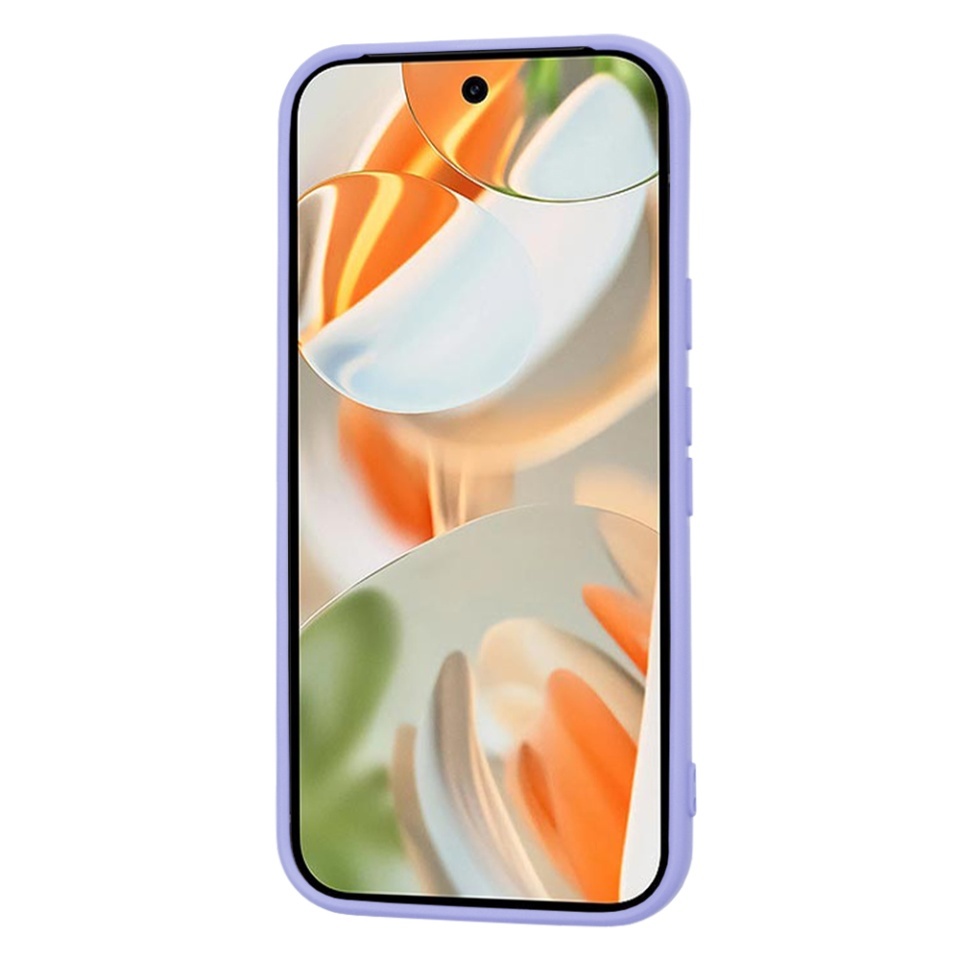 Husa pentru Google Pixel 9 Pro, SKYDDAR INNOVATION, din Silicon Catifelat, SoftElegance, set cu sticker, Violet - 1 | YEO