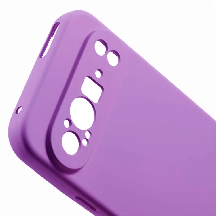 Husa pentru Google Pixel 9 Pro XL din Silicon Catifelat, Protectie Premium, Skyddar SoftElegance - Mov - 7