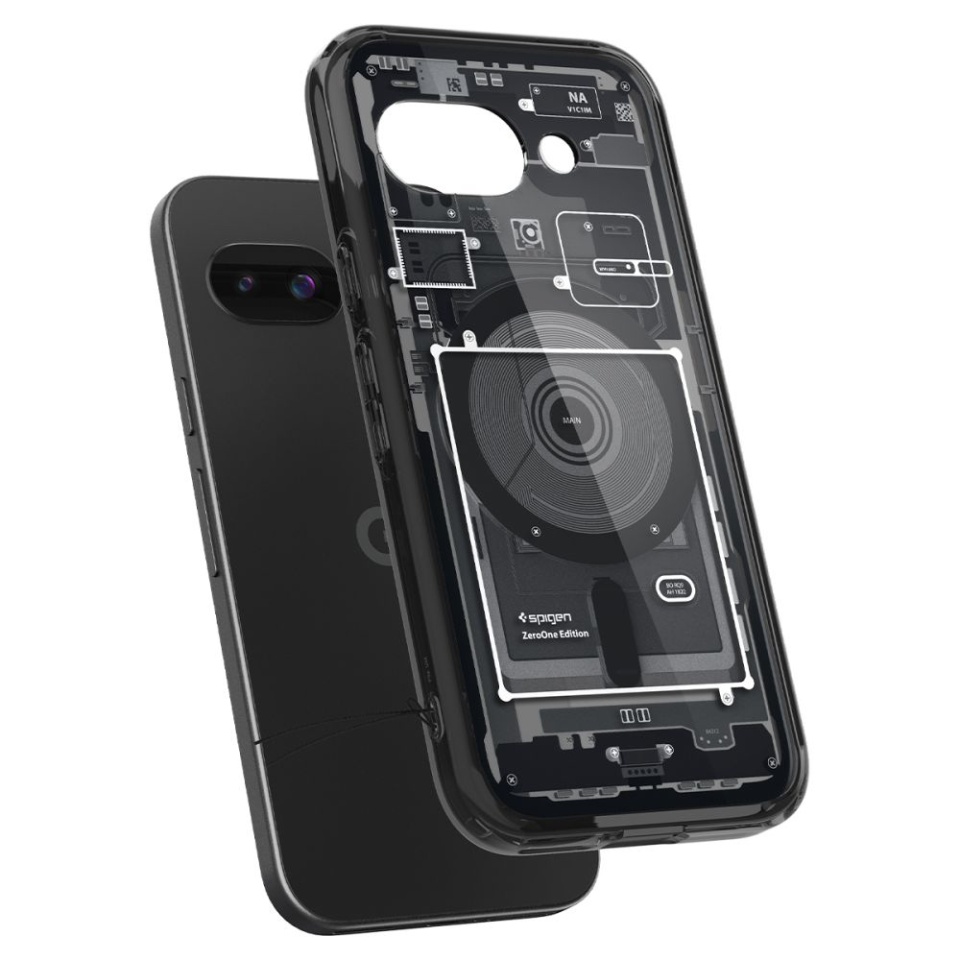 Husa pentru Google Pixel 9a, Spigen Ultra Hybrid Zero One - Negru - 3 | YEO