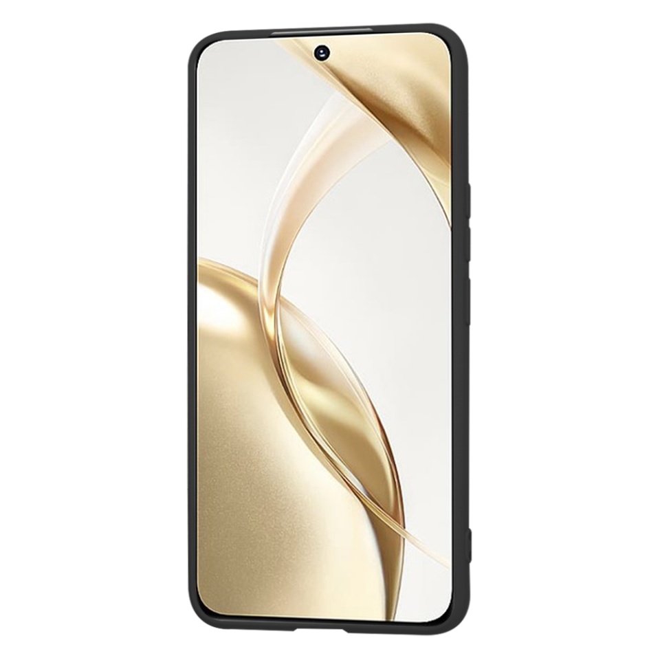 Husa pentru Honor 200 din Silicon Catifelat, Protectie Premium, Skyddar SoftElegance - Negru - 3 | YEO