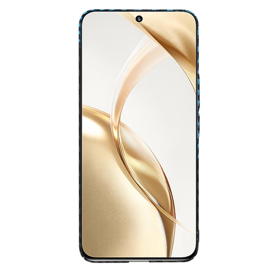 Husa pentru Honor 200, Finisaj Premium cu Textura de Carbon, Design Elegant, SKDR CarbonFlex - Bleu - 2 | YEO