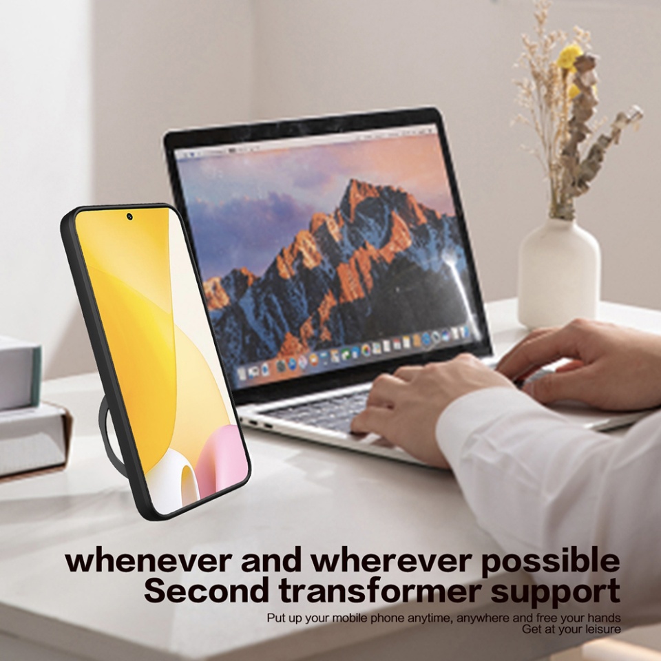 Husa pentru Honor 200 Lite, cu inel magnetic si suport ajustabil, protecție completa camera, SKDR SafeCover - Roz auriu - 1 | YEO