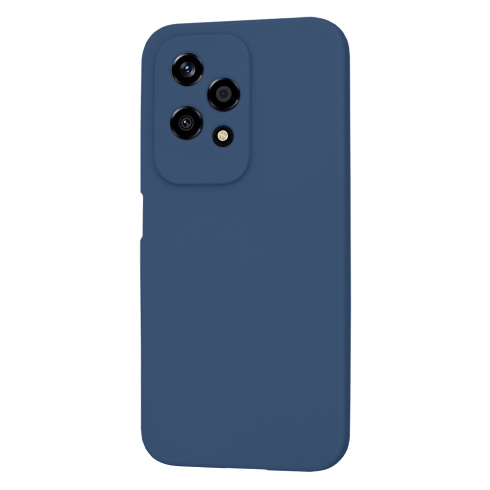 Husa pentru Honor 200 Lite din Silicon Catifelat, Protectie Premium, Skyddar SoftElegance - Bleumarin - 2 | YEO