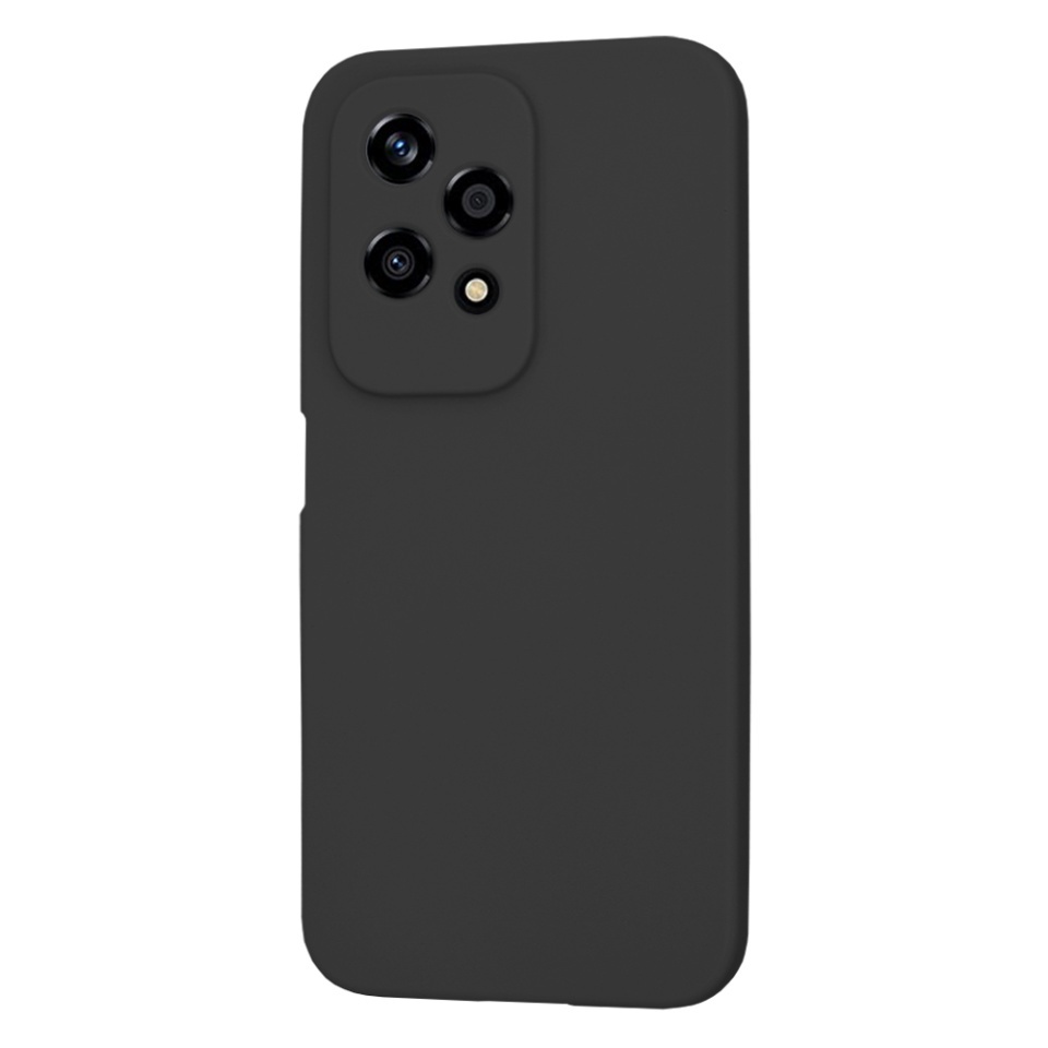 Husa pentru Honor 200 Lite, SKYDDAR INNOVATION, din Silicon Catifelat, SoftElegance, set cu sticker, Negru - 2 | YEO