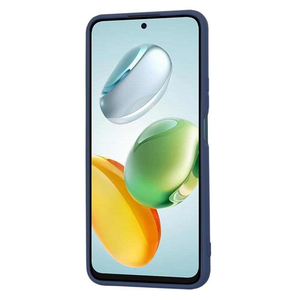 Husa pentru Honor 200 Smart / X7c din Silicon Catifelat, Protectie Premium, Skyddar SoftElegance - Bleumarin - 1 | YEO