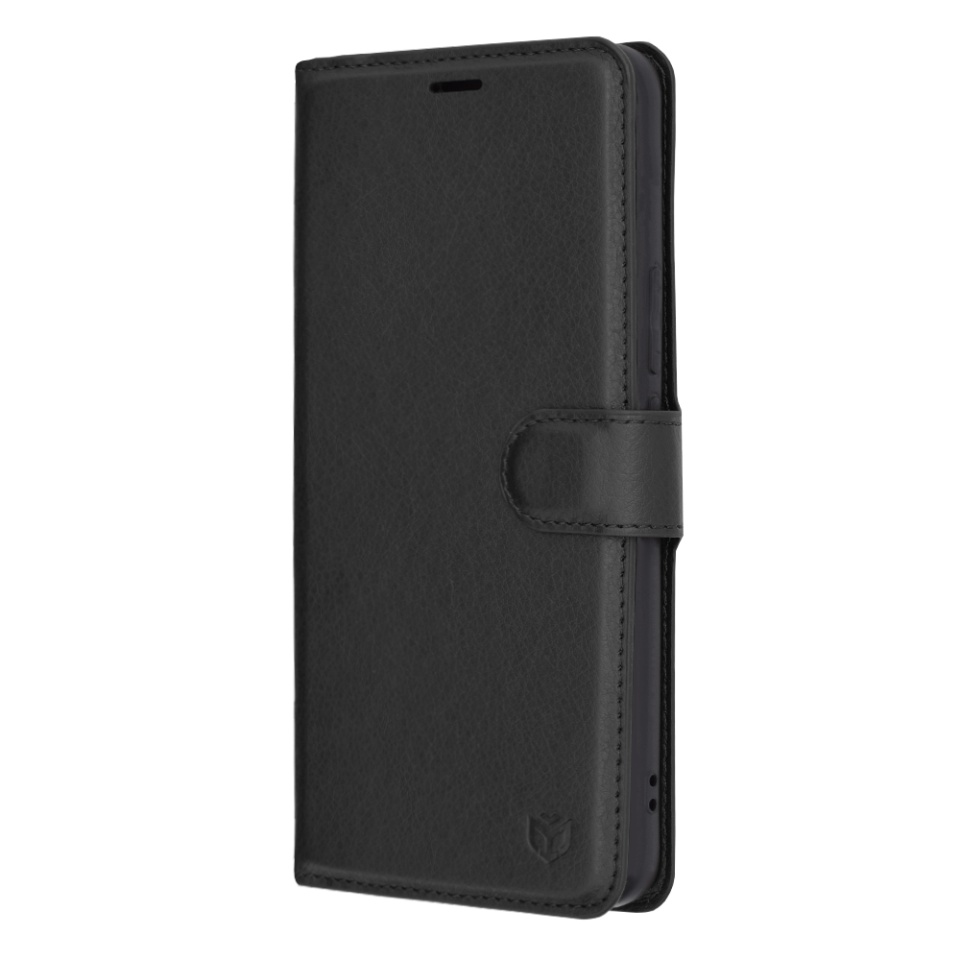 Husa pentru Honor Magic5 Pro tip Carte, cu Portofel Interior, Finisaje Premium, SKYDDAR Leather Wallet - Negru - 3 | YEO