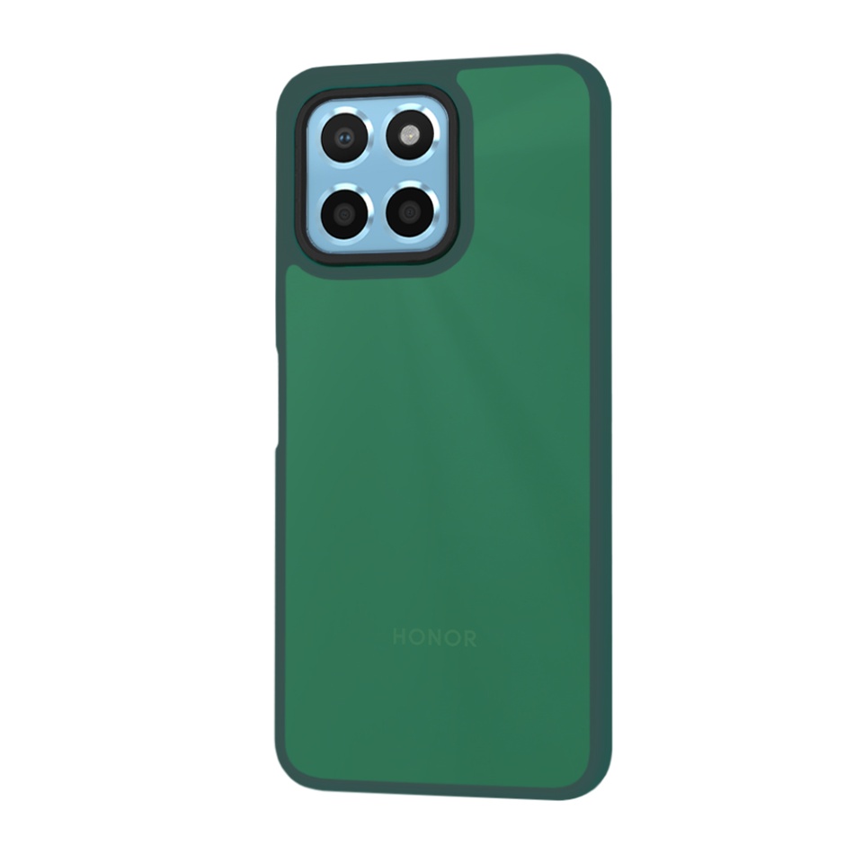 Husa pentru Honor X6 / X8 5G / 70 Lite, ce Absoarbe Cele mai Aspre Socuri, Skyddar Frosted - Verde inchis - 1 | YEO