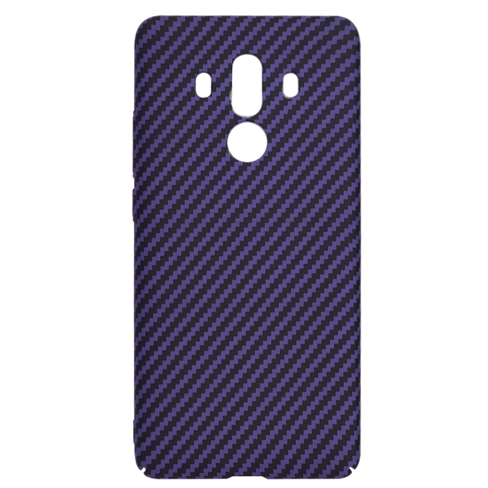 Husa pentru Huawei Mate 10 Pro, SKYDDAR INNOVATION, textura carbon, Carbonite FiberShell, set cu sticker, Mov, - 3 | YEO